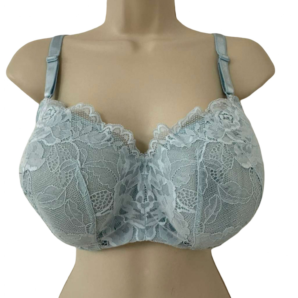 Torrid Lace Blue Underwire Back Close Adjustable Lightly Lined Bra 38 DDD - Picture 7 of 11
